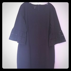 NWT- Talbots Navy Blue Dress